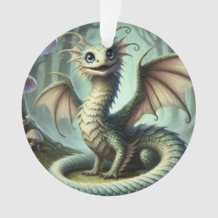 Dragon Jabberwocky Niedlich Fantasy Creative Art Ornament