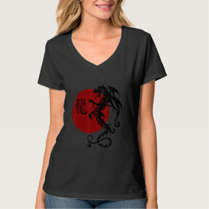 Dragon Japan Feuer Japanischer Griffon Age Wivern  T-Shirt