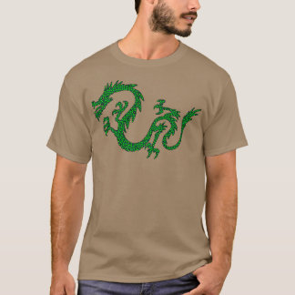 Dragon Japan Retro Style Asia Mosaik Dragon Premiu T-Shirt