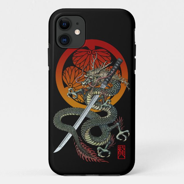 Dragon katana aoi 2 Case-Mate iPhone hülle (Rückseite)