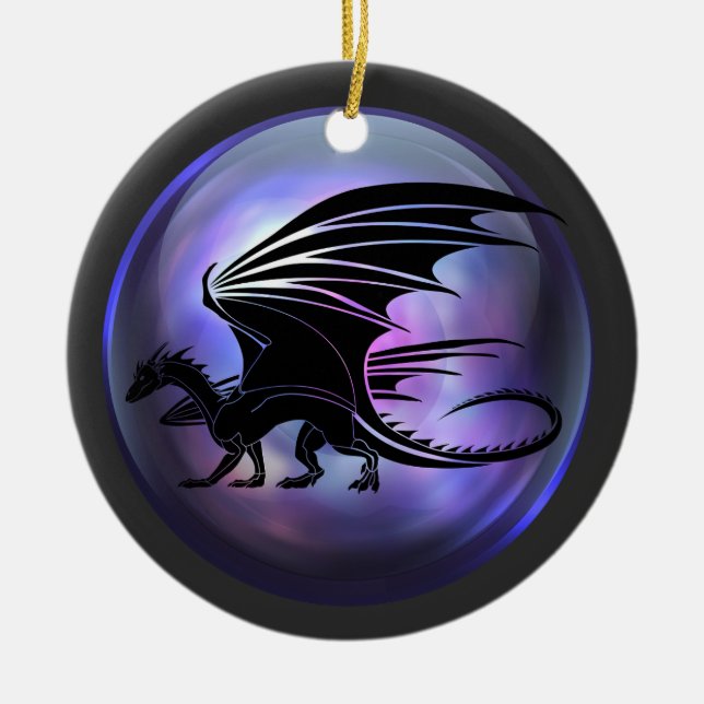 Dragon Keramik Ornament (Vorne)