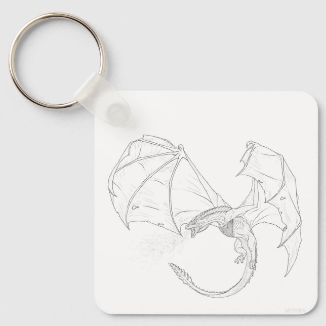 Dragon Keychain Schlüsselanhänger (Vorderseite)