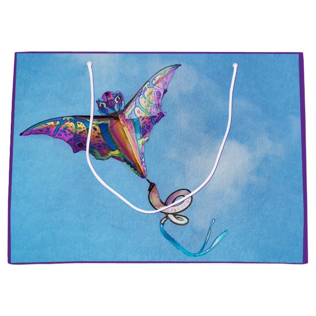 Dragon Kite  Große Geschenktüte (Vorderseite)