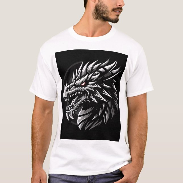 DRAGON-KOPF T-Shirt (Vorderseite)