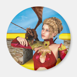 Dragon Lady Magnet