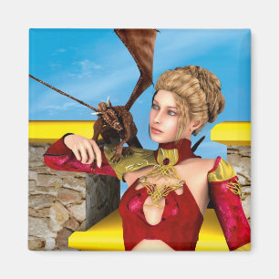 Dragon Lady Magnet