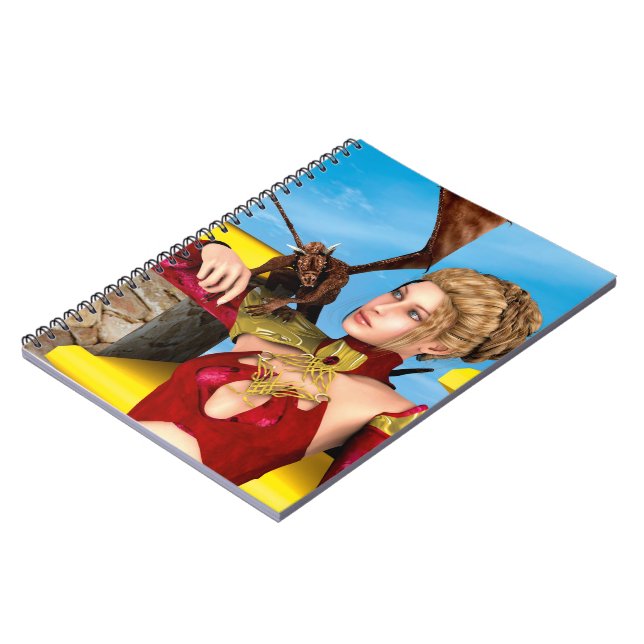 Dragon Lady Notizblock (Linke Seite)
