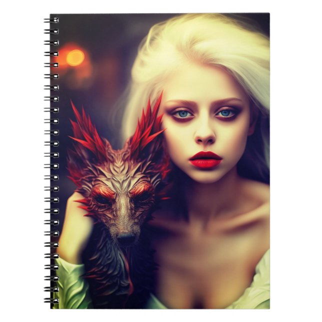 Dragon Lady Notizblock (Vorderseite)