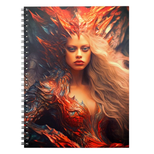 Dragon Lady Notizblock (Vorderseite)