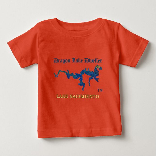Dragon Lake Dweller Lake Nacimiento Baby T-shirt (Vorderseite)
