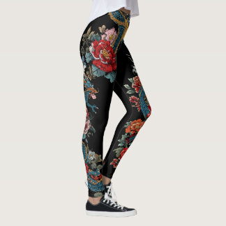 Dragon-Leggings im japanischen Tattoo-Stil Leggings