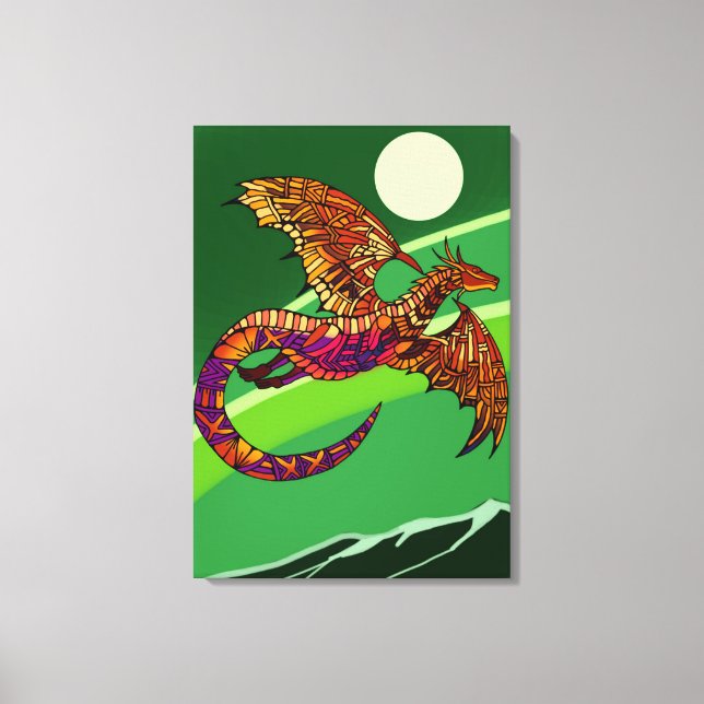 Dragon Leinwanddruck (Vorderseite)