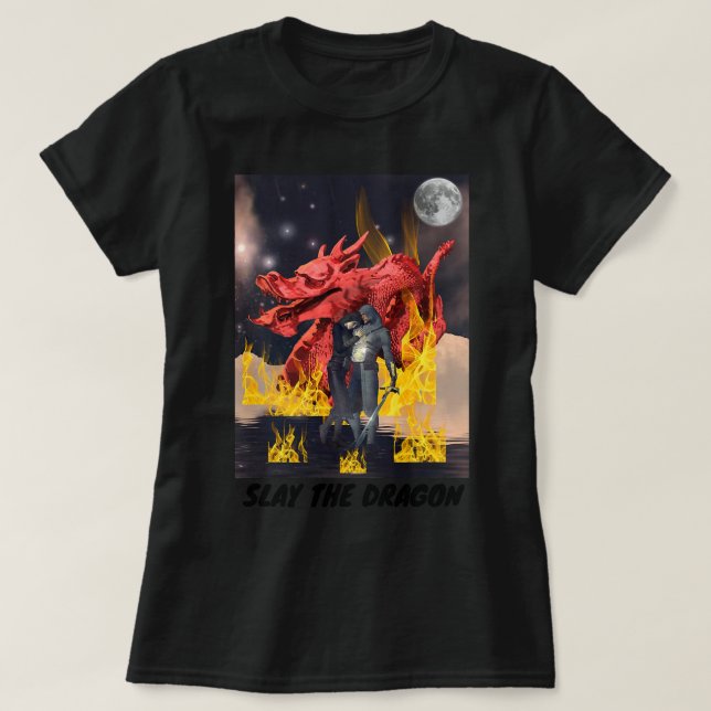 Dragon Liebe der Dragon Mens Womens Boys Girls T-Shirt (Design vorne)