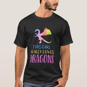Dragon Lieben Dragons Wings Fantasy Fire Dragon T-Shirt