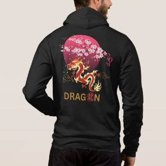 Dragon mit Cherry Blossom Hoodie