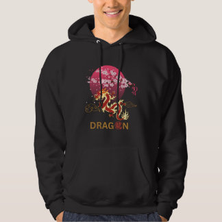 Dragon mit Cherry Blossom Hoodie