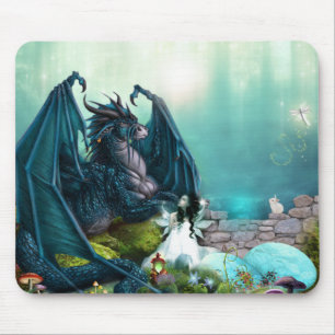 Dragon mit Fairy Mousepad