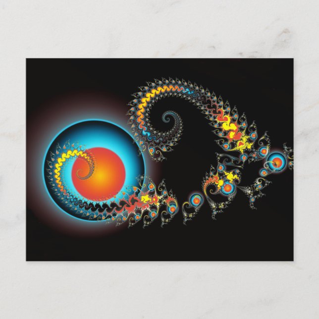 Dragon Moon ~ Postcard Postkarte (Vorderseite)