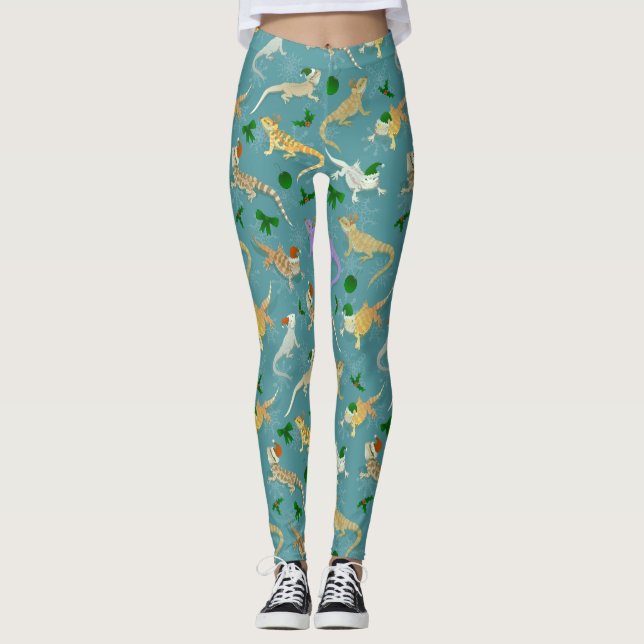 Dragon Morph Holiday Ice Leggings (Vorderseite)