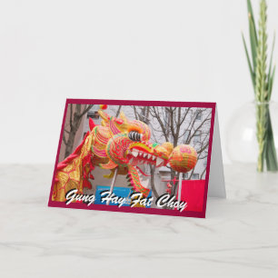 Dragon New Year Feiertagskarte