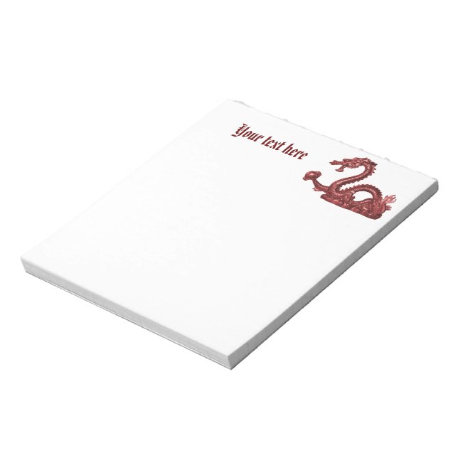 Dragon Notepad Notizblock (Rotiert)