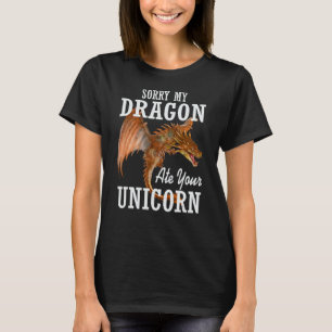 Dragon of Funny Fire Asian Animal Gift Dragon T-Shirt
