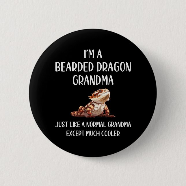 Dragon Oma Definition Tiere Lover Mütter Da Button (Vorderseite)