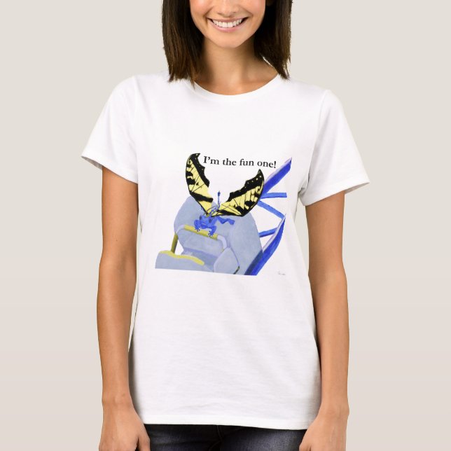 Dragon on Roller Untersetzer T-Shirt (Vorderseite)