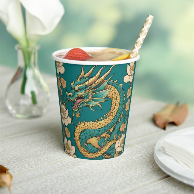 Dragon Paper Cup Pappbecher (In Situ)