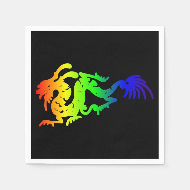 Dragon Paper Napkin Serviette (Vorderseite)