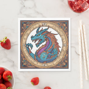 Dragon Paper Napkin Serviette