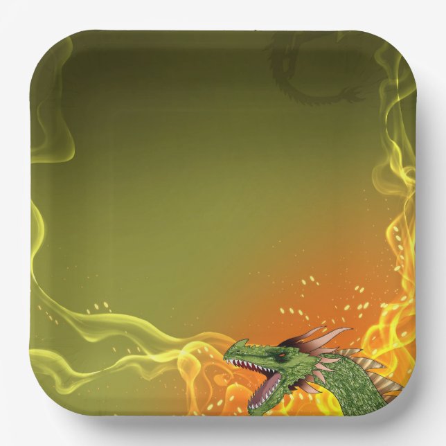 Dragon Pappteller (Vorderseite)