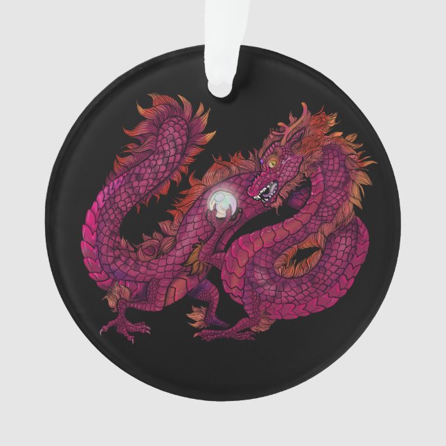 Dragon Pearl Ornament (Vorderseite)