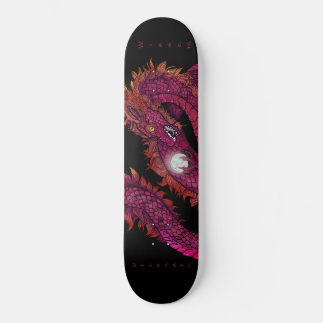 Dragon Pearl Skateboard (Vorderseite)