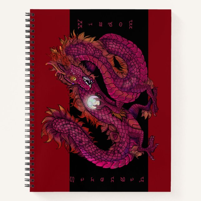 Dragon Pearl Sketchbook Notizbuch (Vorderseite)