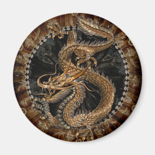 Dragon Pentagram Magnet