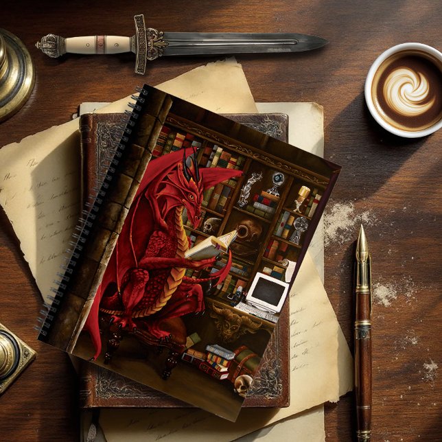 Dragon Podcast Library Notizbuch (Von Creator hochgeladen)