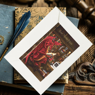 Dragon Podcast Library Rechteckiger Aufkleber