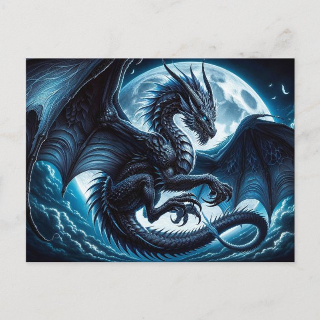 Dragon Postcard Postkarte (Vorderseite)