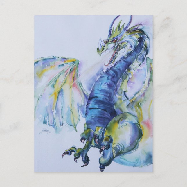 Dragon Postkarte (Vorderseite)