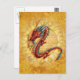Dragon Postkarte (Vorne/Hinten)