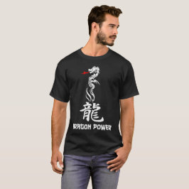 Dragon Power elegant schwarz oder dunkel T-Shirt