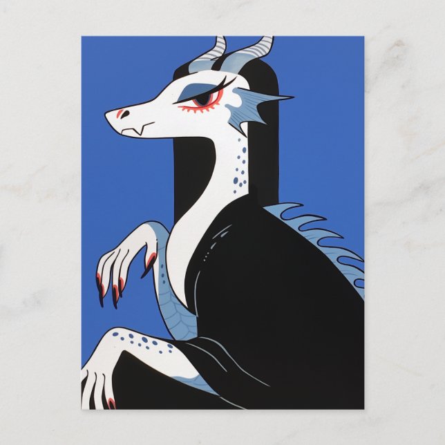 Dragon Princess Postkarte (Vorderseite)