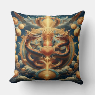 Dragon Prosper Throw Kissen