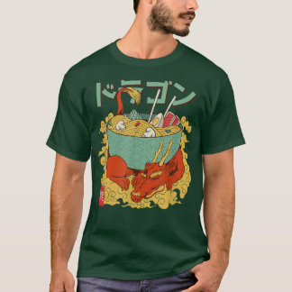 Dragon Ramen Anime Noodles Kawaii Japan S T-Shirt