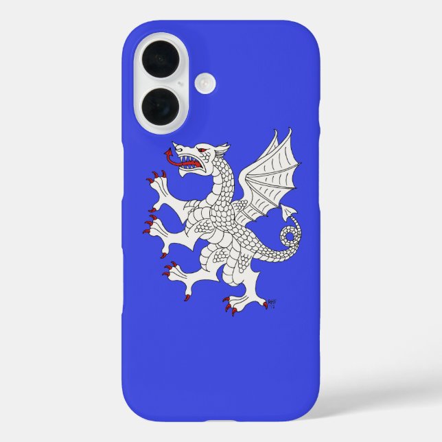 Dragon Rampant Argent Case-Mate iPhone Hülle (Rückseite)
