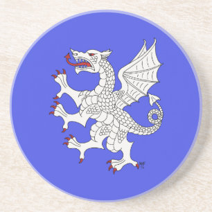 Dragon Rampant Argent Untersetzer
