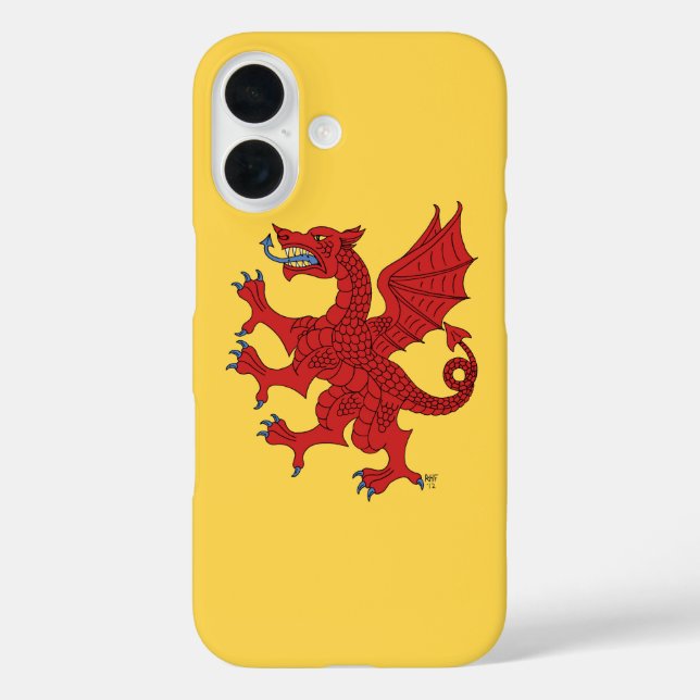 Dragon Rampant Gules Case-Mate iPhone Hülle (Rückseite)