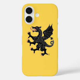 Dragon Rampant Sable iPhone 16 Hülle