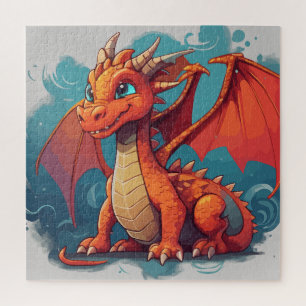 Dragon Red Artwork Puzzle